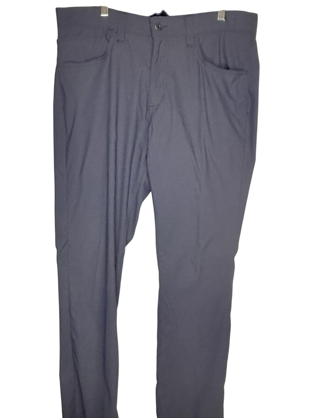 Eddie Bauer Pants Mens 34x32 Gray Stretch Water Resistant Khakis Zip Pocket